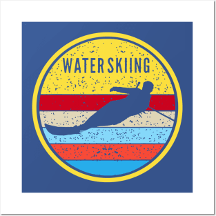 water skiing Posters and Art